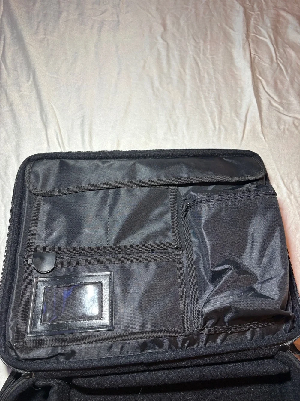 Kensington Black Laptop Briefcase with Adjustable Shoulder Strap